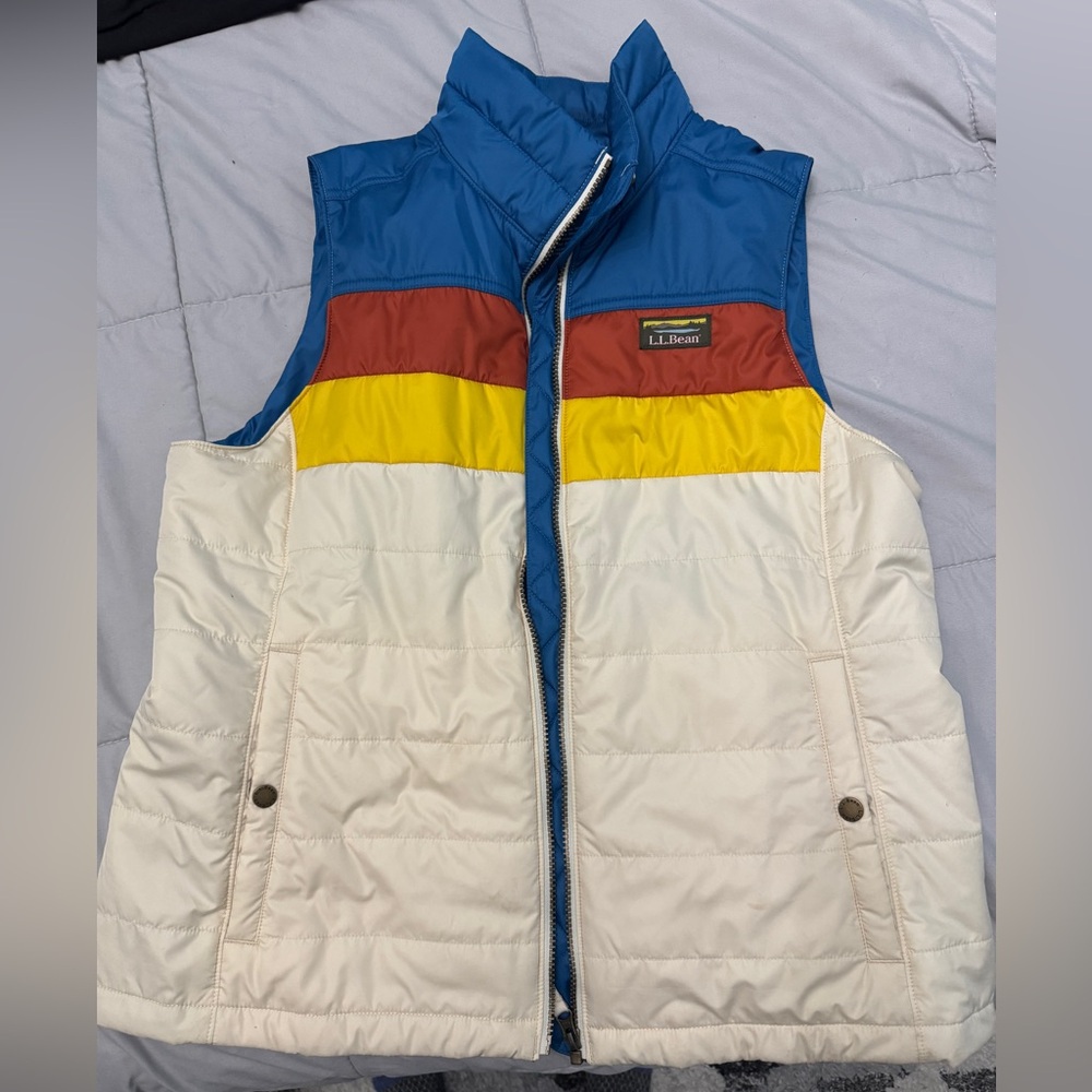 Women's Mountain Classic Puffer Vest, Colorblock- Large